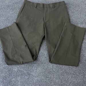 Lauren Ralph Lauren Pants Mens 33x30 Dark Green Slim Fit Dress Slacks Stretch